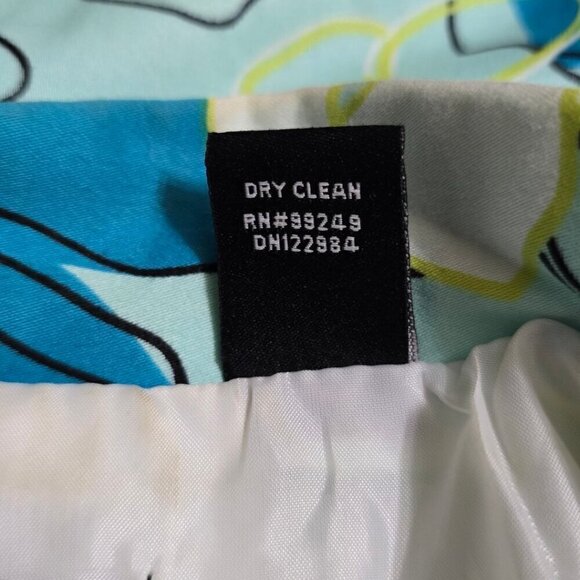 Maggie Barnes Petites Blue Floral Oversize Single Breasted Blazer Jacker Sz 16WP - Picture 10 of 10